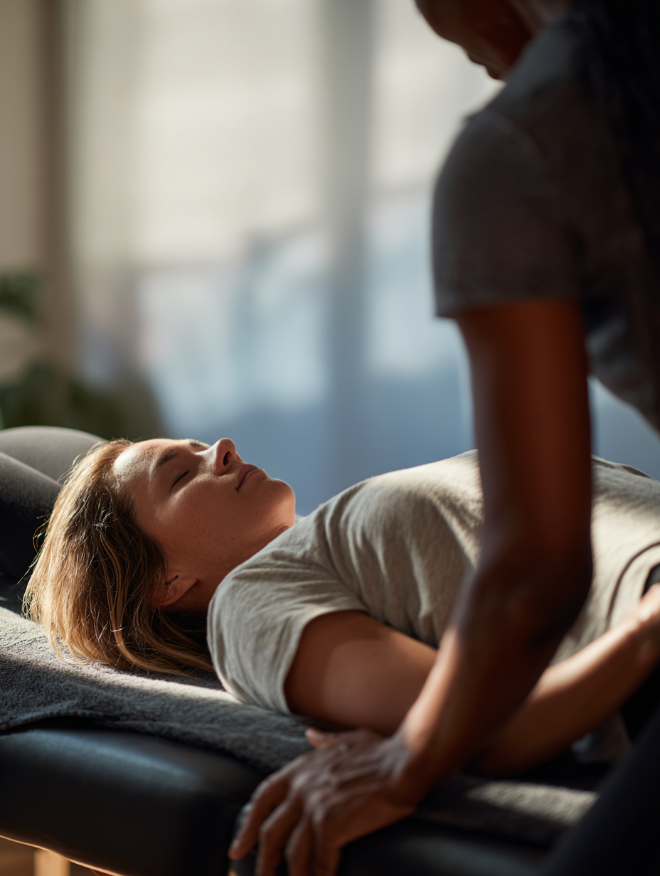 Lypning a low angle dynamic shot of a white woman on a oseopa a95fc5fc dad6 4572 9ad4 49c80d64f8ed 0